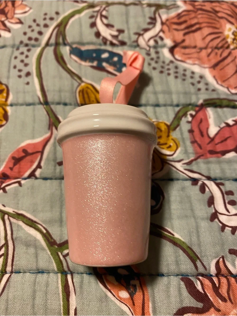 Starbucks shimmery pink